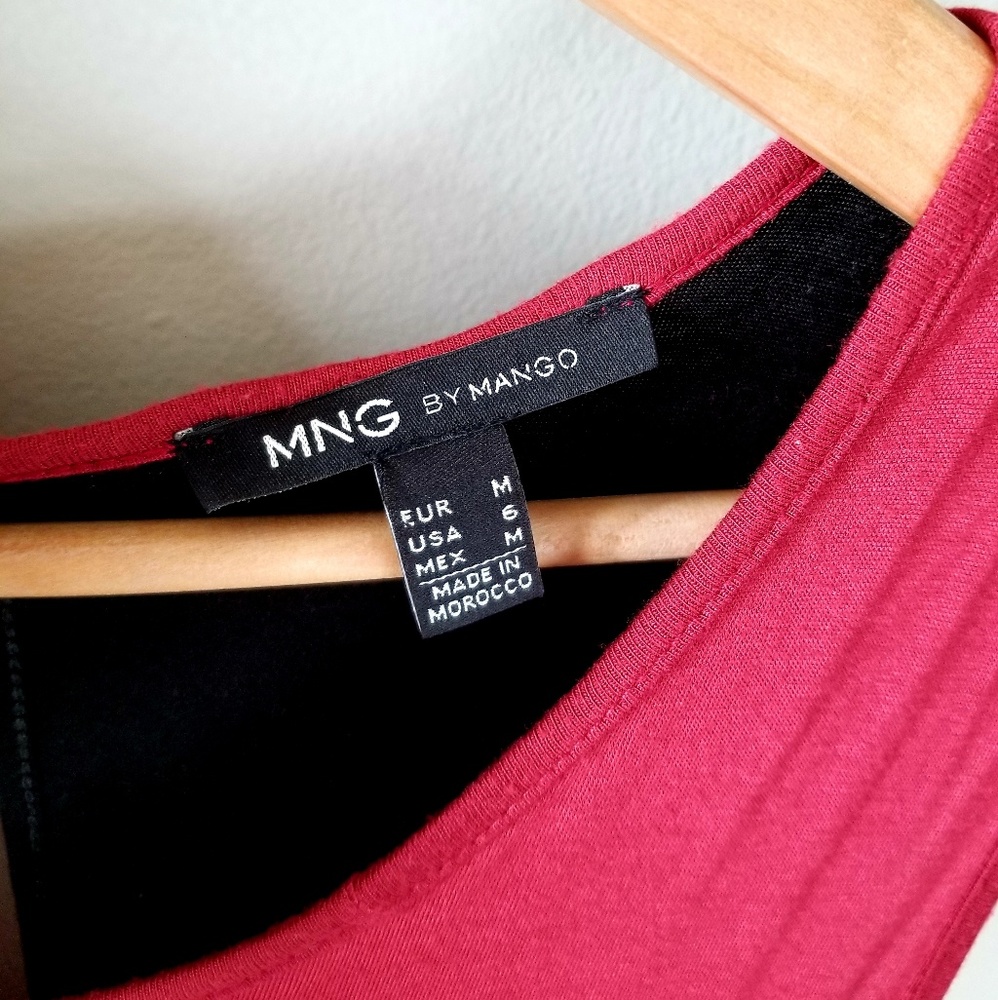 💃🏻Red Maroon Ruched Dress - Picture 6 of 6